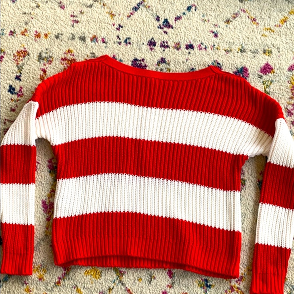 NWOT Armani Exchange crop chunky sweater - Picture 6 of 9